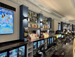 The new 20m bar at the Regent's Crush Hall